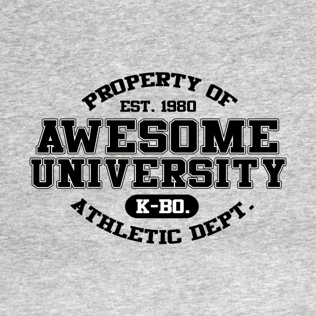 Awesome University Athletic Dept by K-Bo.